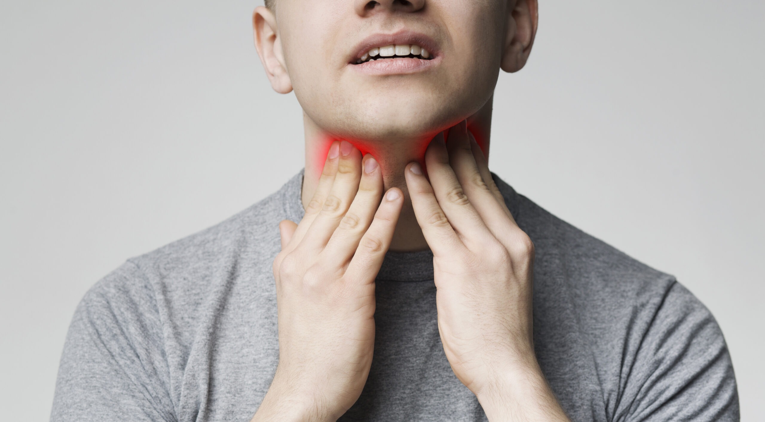 neck cancer symptoms in men